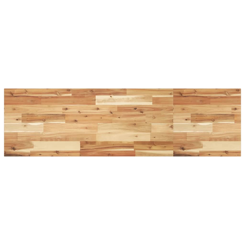 Bordplate rektangulær 160x40x2 cm heltre akasie