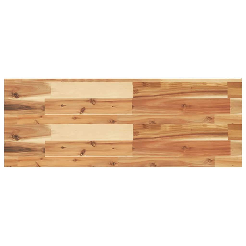 Bordplate 80x30x4 cm rektangulær heltre akasie