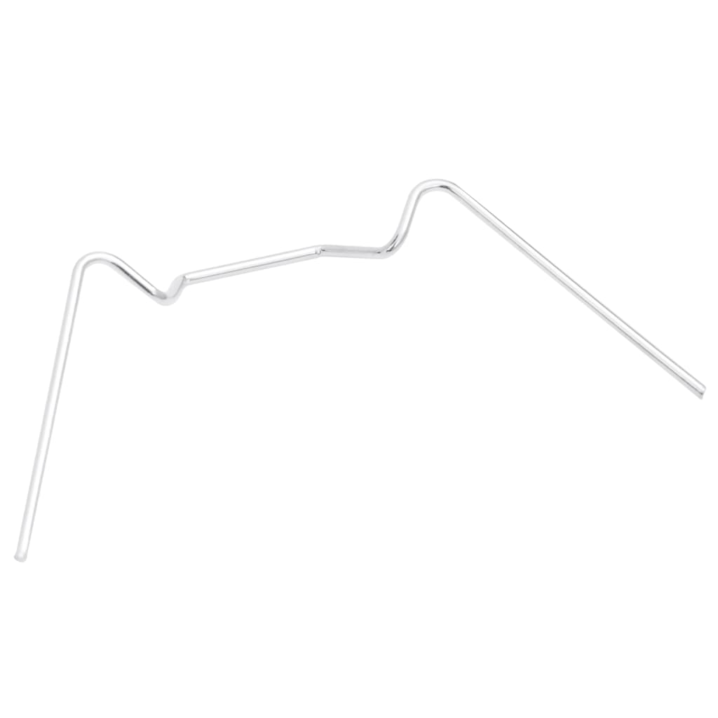 Drivhusklemmer 100 stk W type galvanisert stål