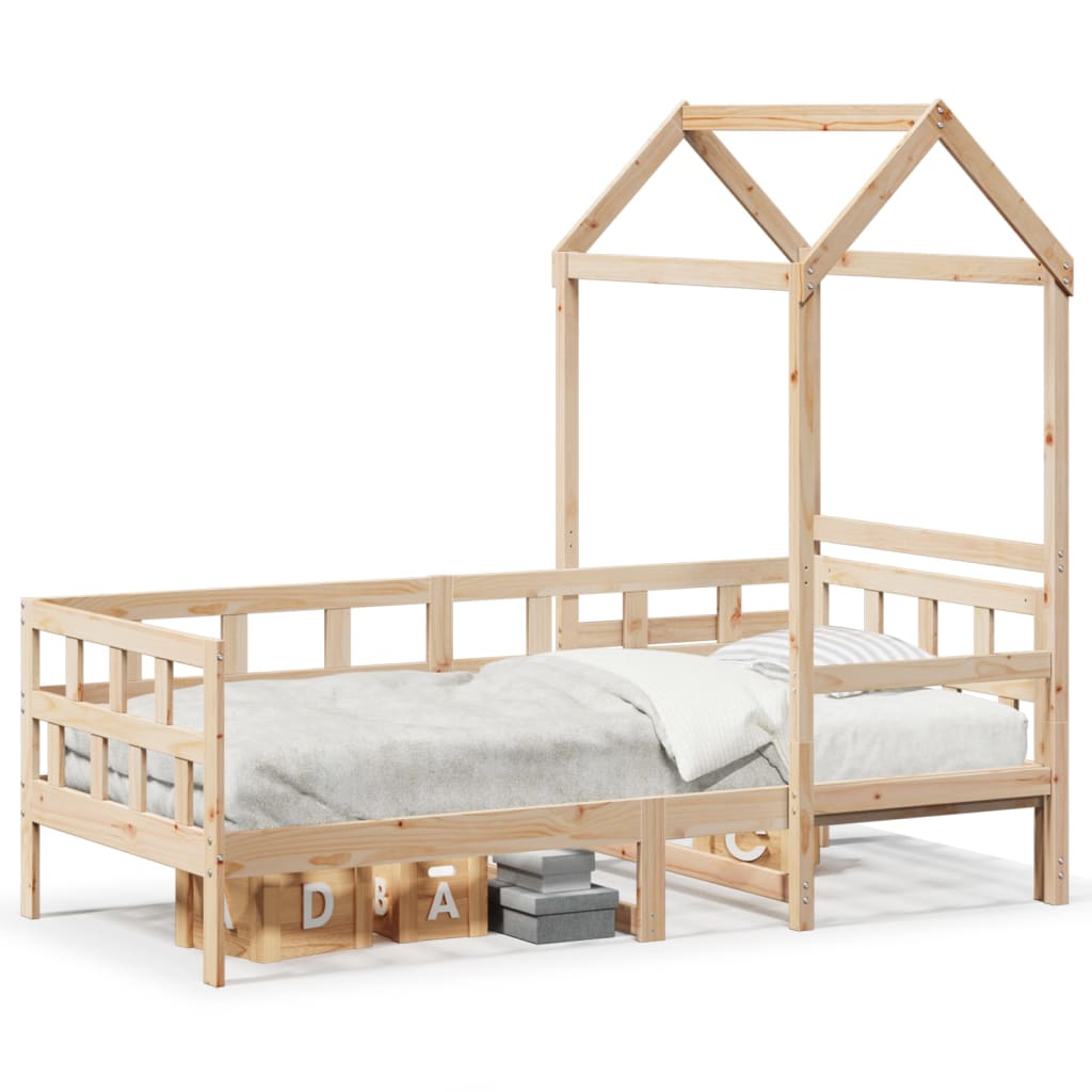 Dagseng med tak 90x190 cm heltre furu