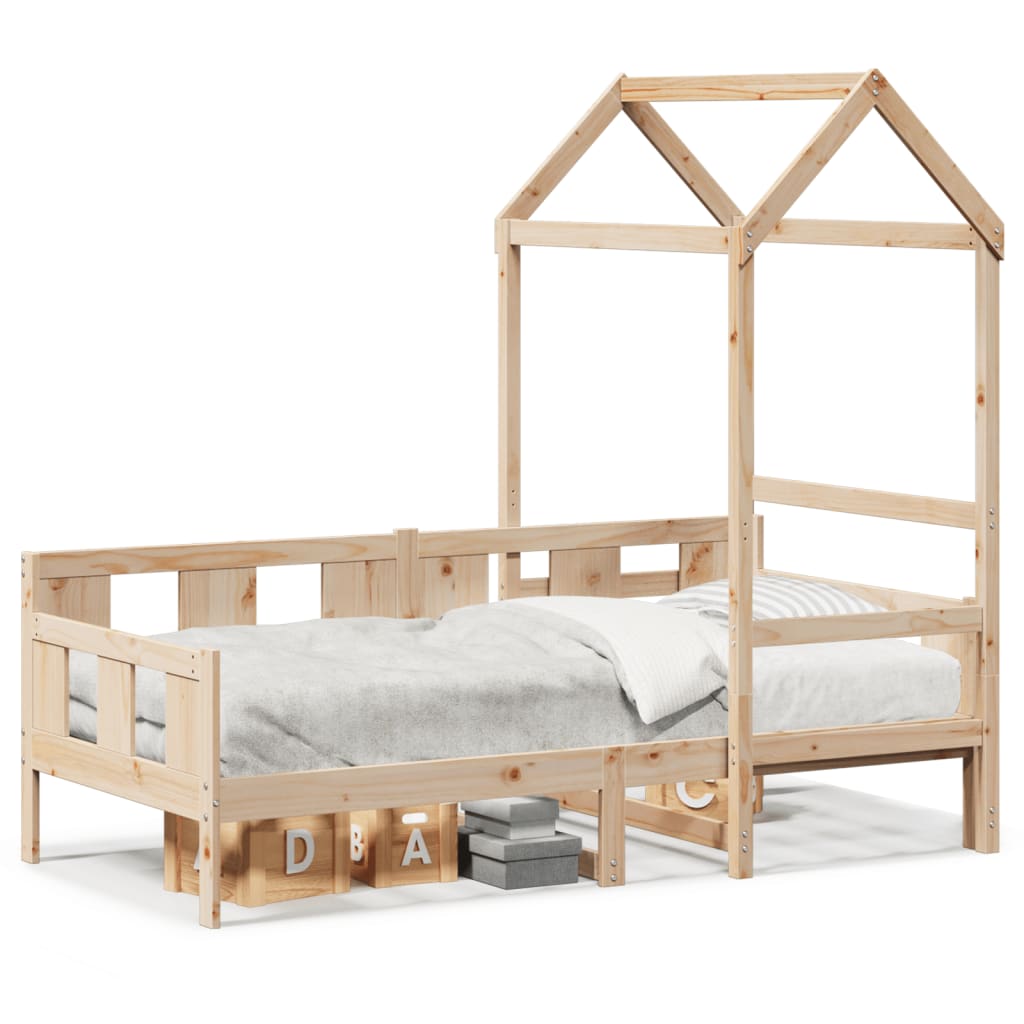 Dagseng med tak 90x190 cm heltre furu