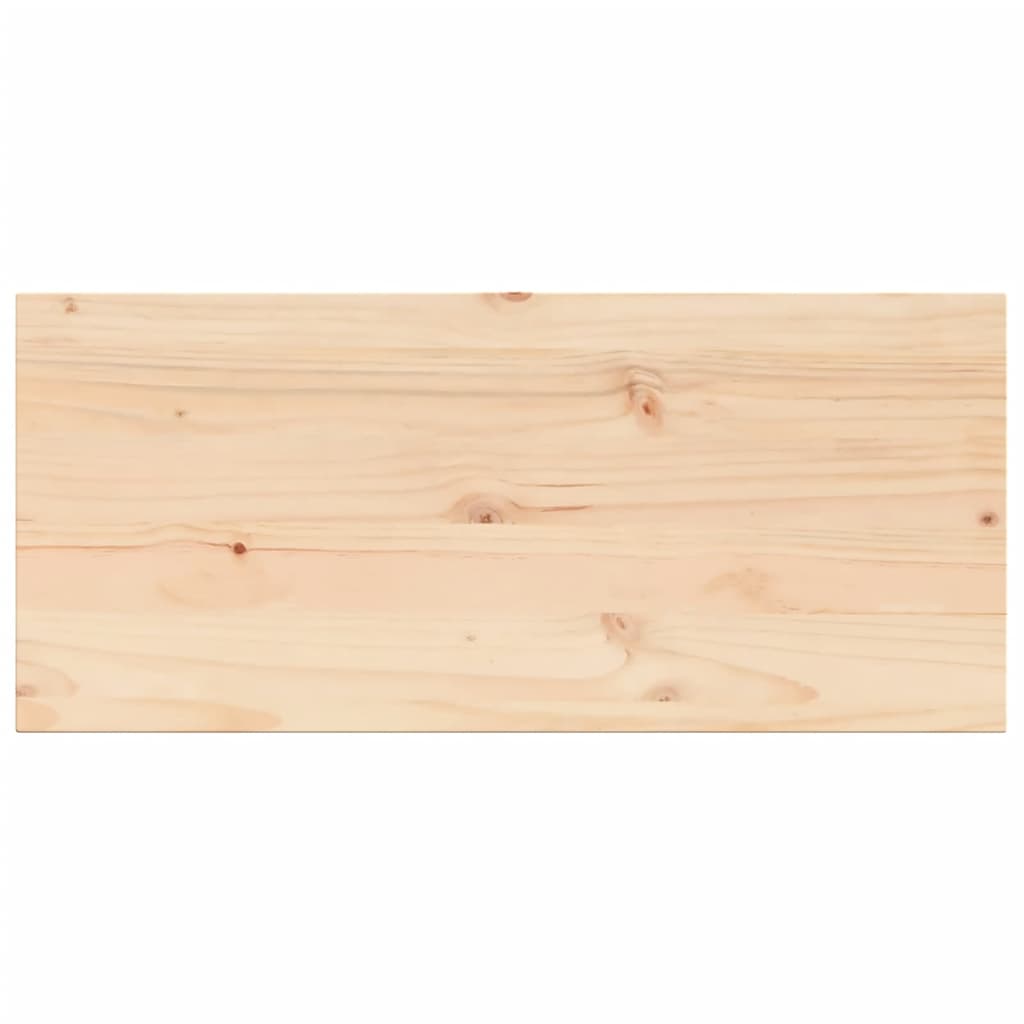 Bordplate 90x40x1,7 cm rektangulær heltre furu