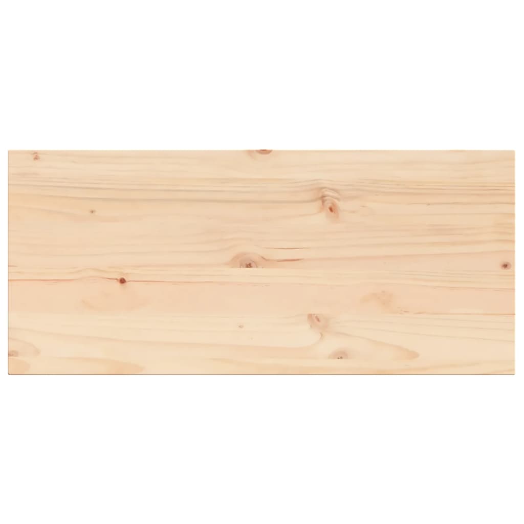 Bordplate 90x40x2,5 cm rektangulær heltre furu