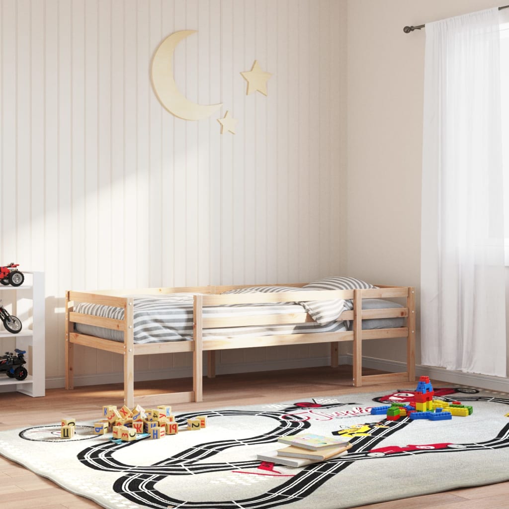 Sengeramme for barn 75x190 cm heltre furu