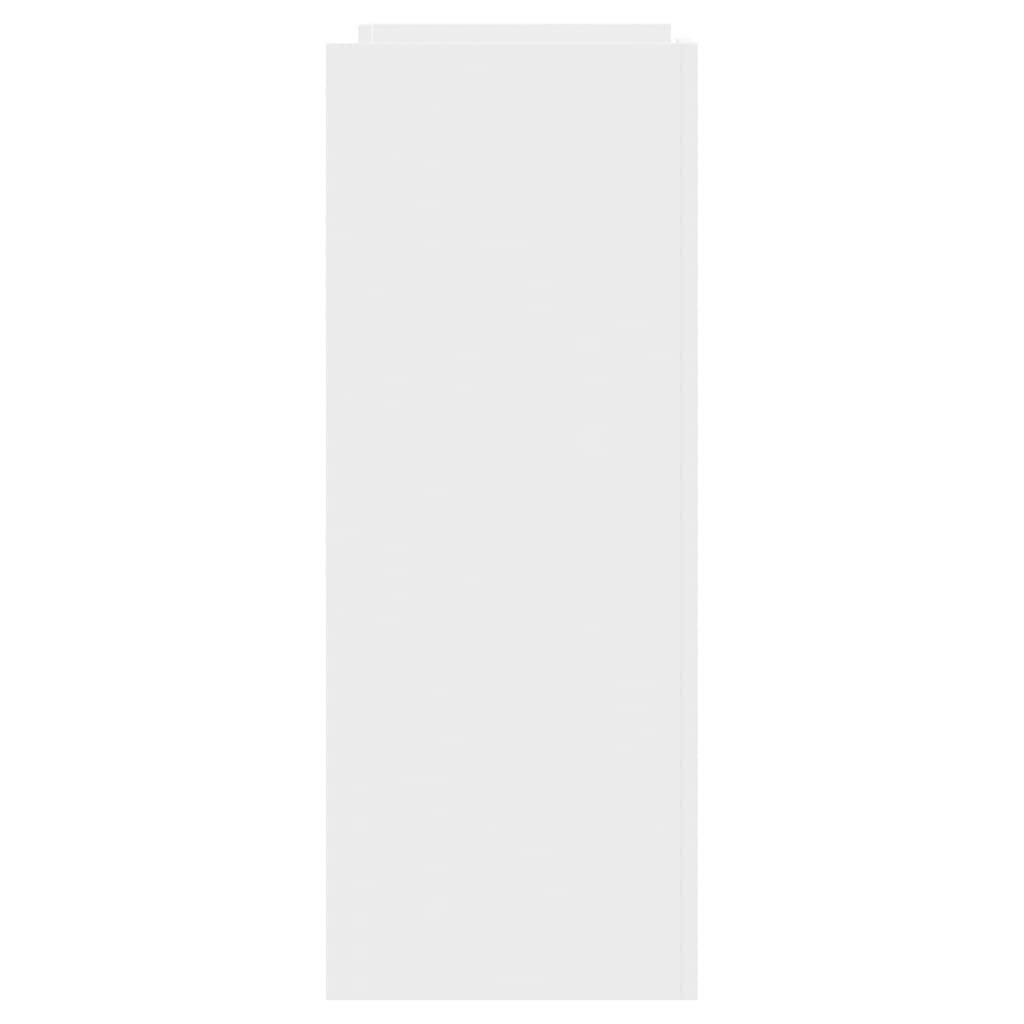 Konsollbord hvit 100x35x90 cm konstruert tre