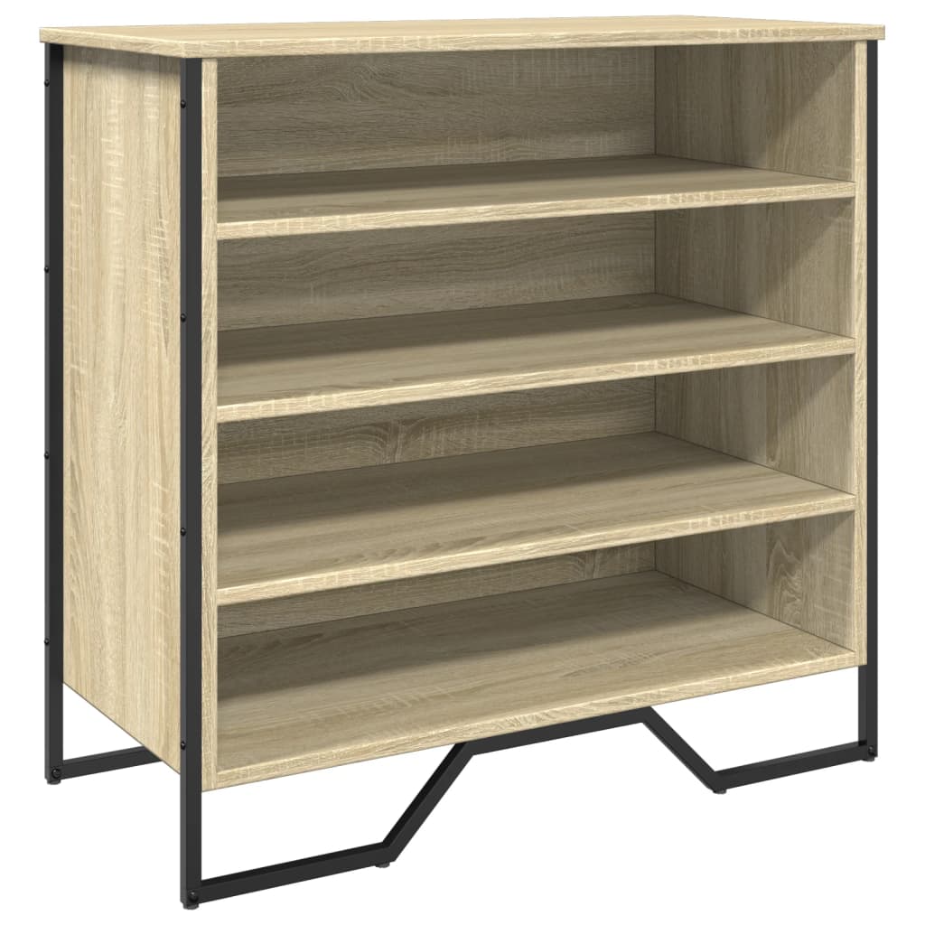 Skohylle sonoma eik 80x38x78 cm konstruert tre