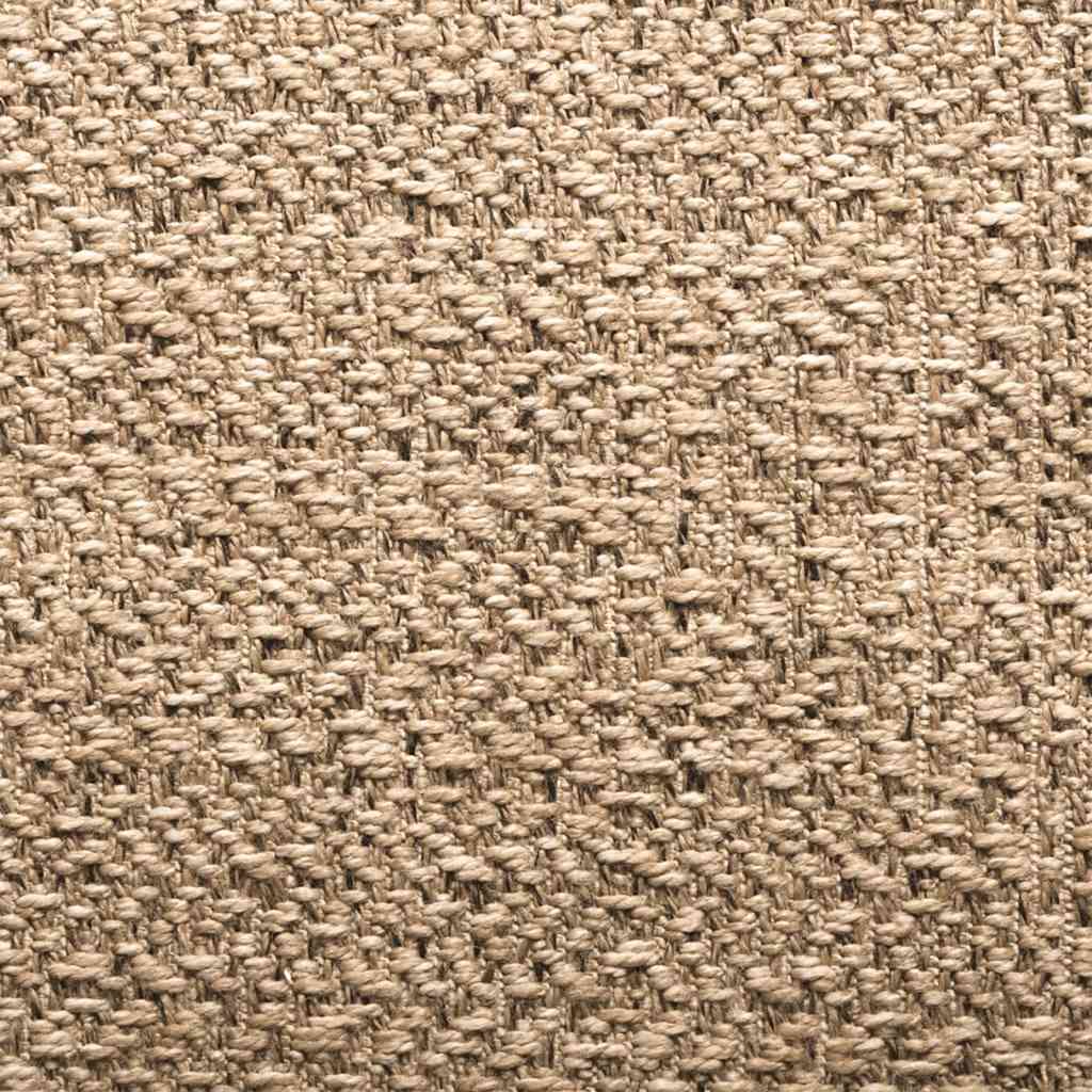 Teppe ZIZUR beige 100x200cm jute-utseende innendørs og utendørs