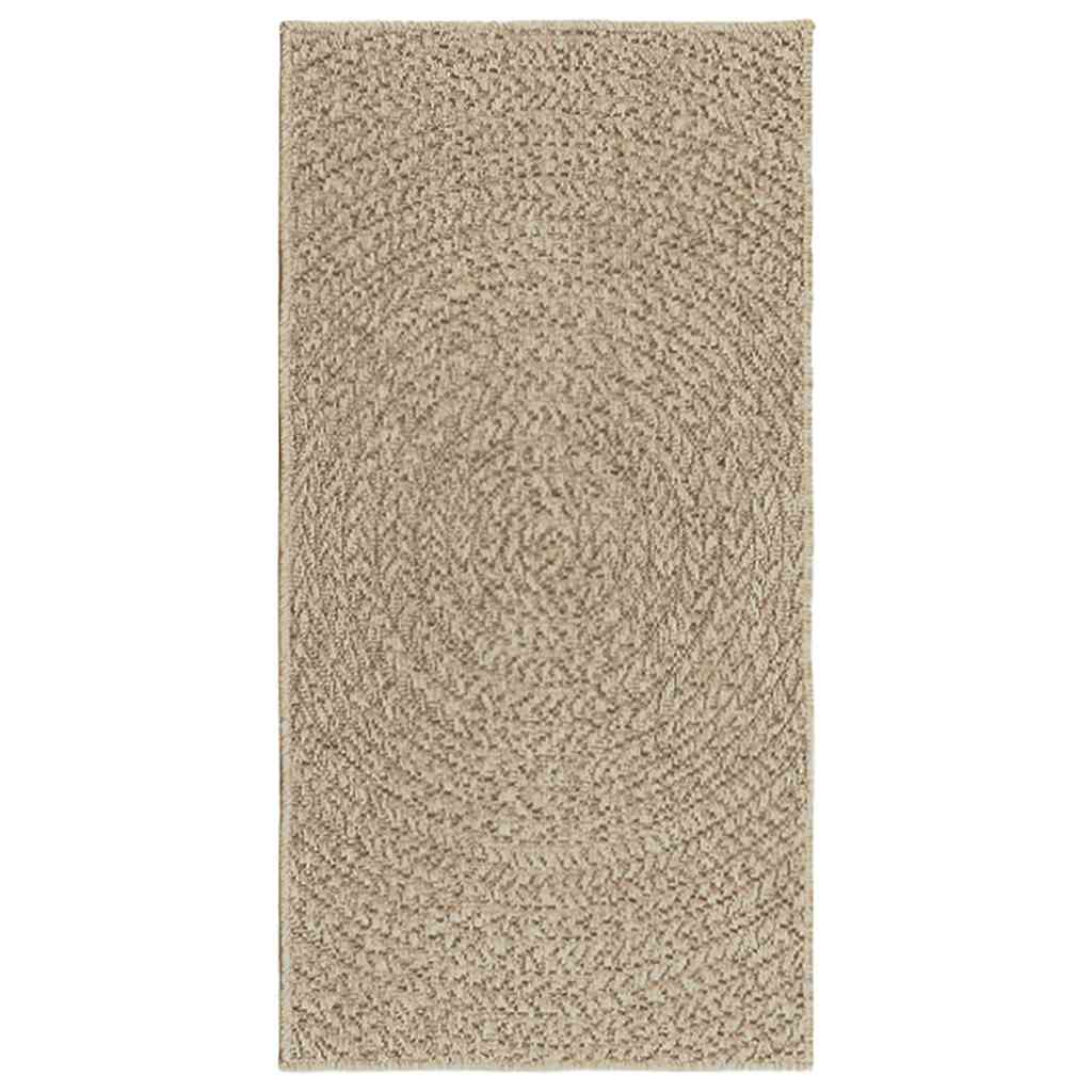 Teppe ZIZUR beige 60x110 cm jute-utseende innendørs og utendørs