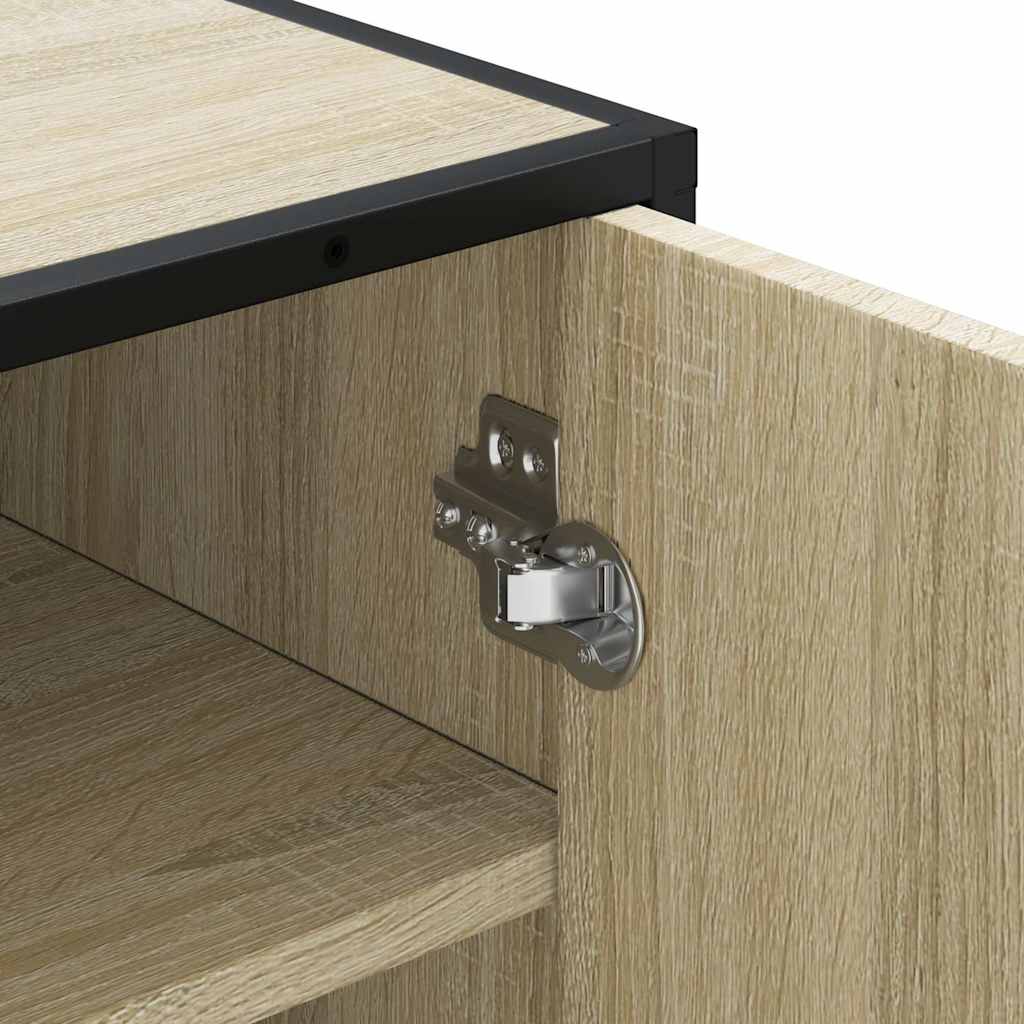 Skohylle sonoma eik 48x38x97,5 cm konstruert tre