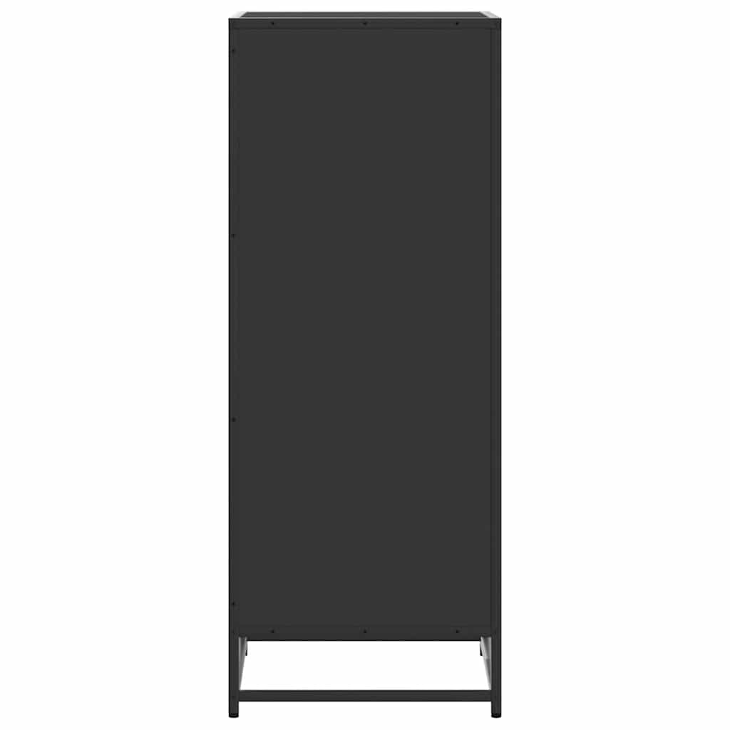 Skohylle svart 48x38x97,5 cm konstruert tre