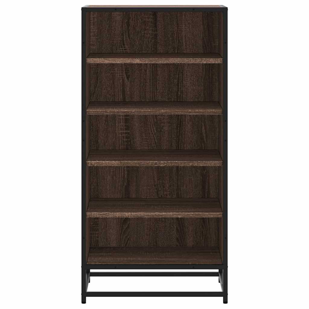 Skohylle brun eik 48x38x97,5 cm konstruert tre