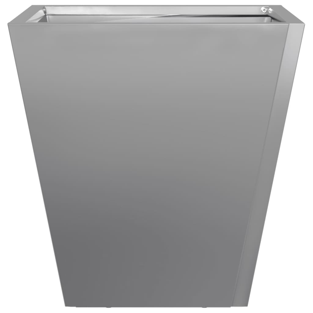 Plantekasser 2 stk 30x30x30 cm galvanisert stål