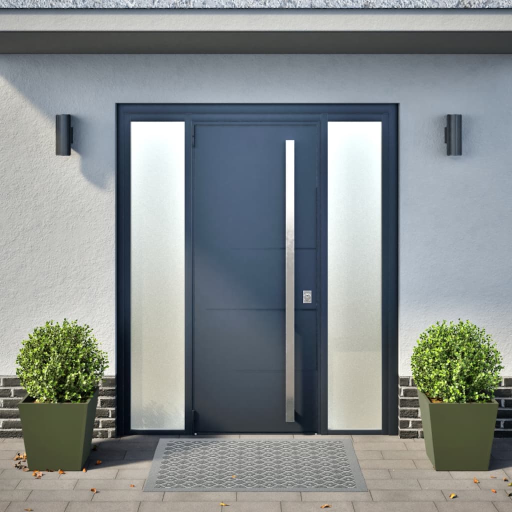 Plantekasser olivengrønn 2 stk 40x40x40 cm stål