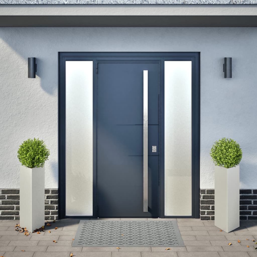 Plantekasser 2 stk 30x26x75 cm rustfritt stål