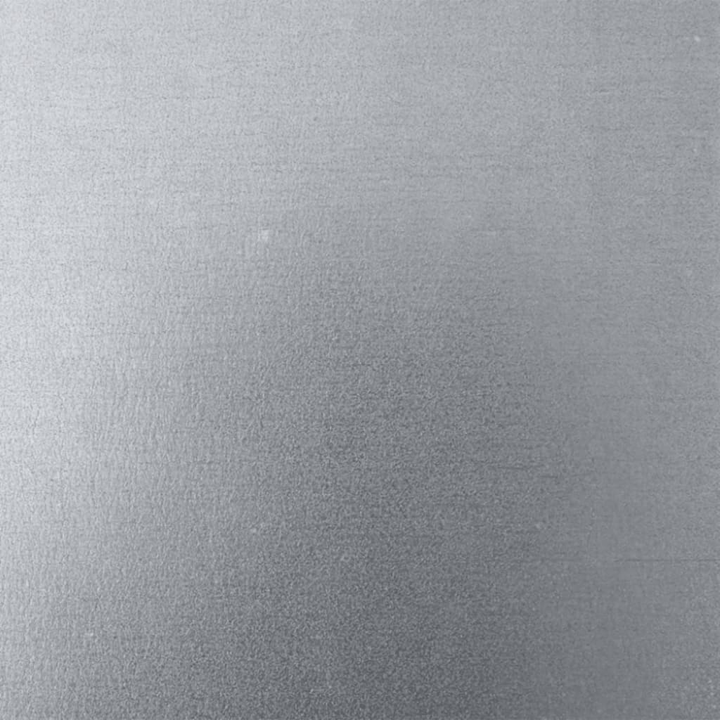 Plantekasser 2 stk trekantet 40x34,5x70 cm galvanisert stål