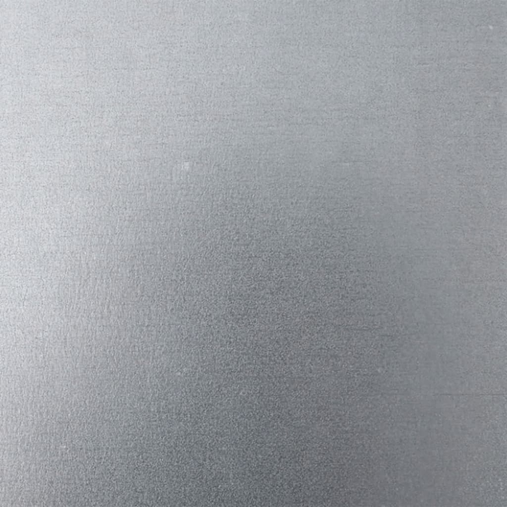 Plantekasser 2 stk trekantet 50x43x75 cm galvanisert stål