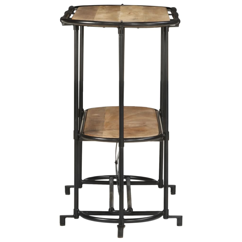 Konsollbord 110x42x76 cm grovt heltre mangotre