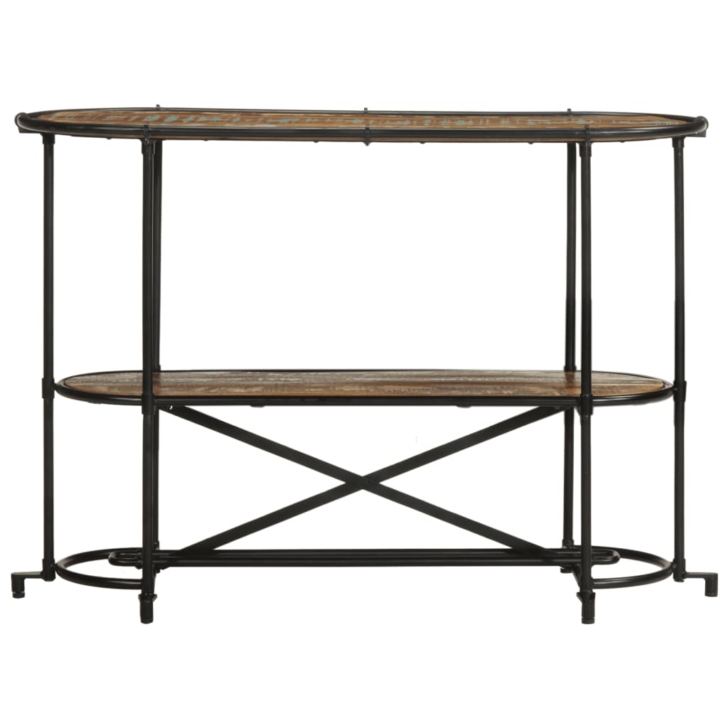 Konsollbord 110x42x76 cm gjenvunnet heltre