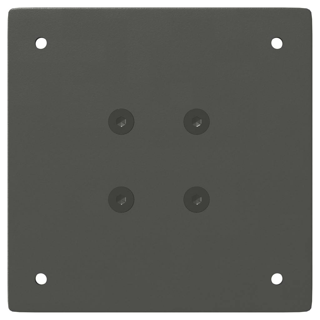 Konsollbordben 4 stk antrasitt 72–74 cm stål