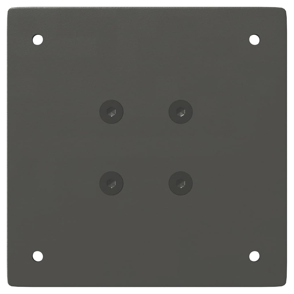 Konsollbordben 4 stk antrasitt 72 cm stål