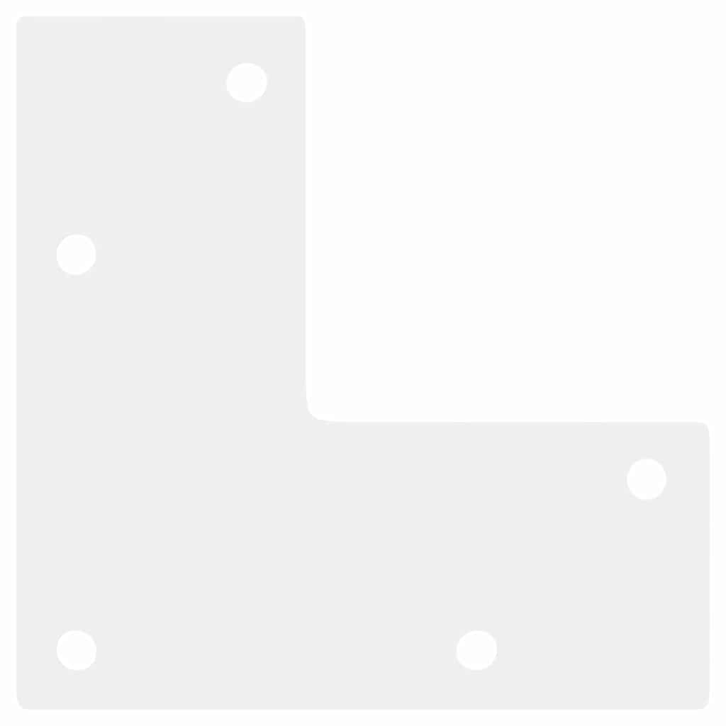 Konsollbordben konisk form 4 stk hvit 72-73 cm stål