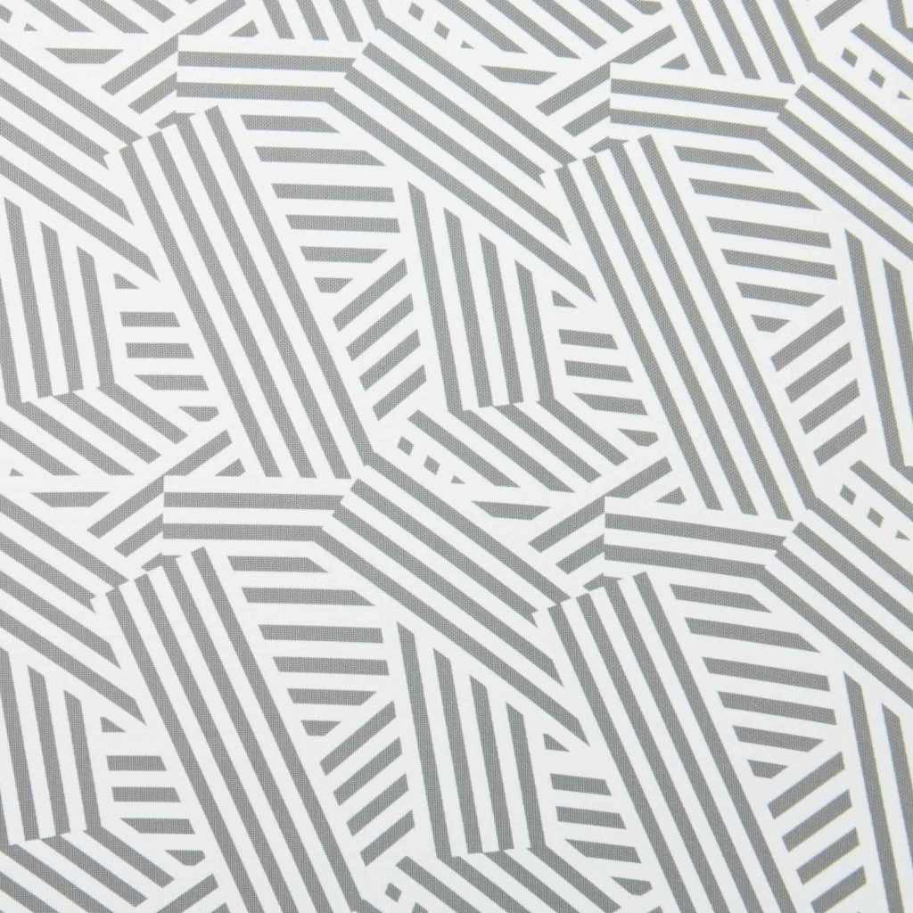 Parasoll Grå og hvit Ø 160 x 195 cm Stål