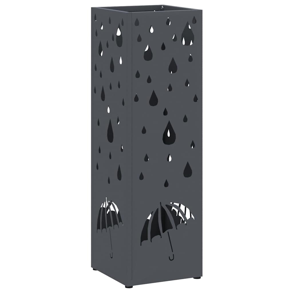 Parasollstativ Antrasitt 15,5 x 15,5 x 49 cm Metall