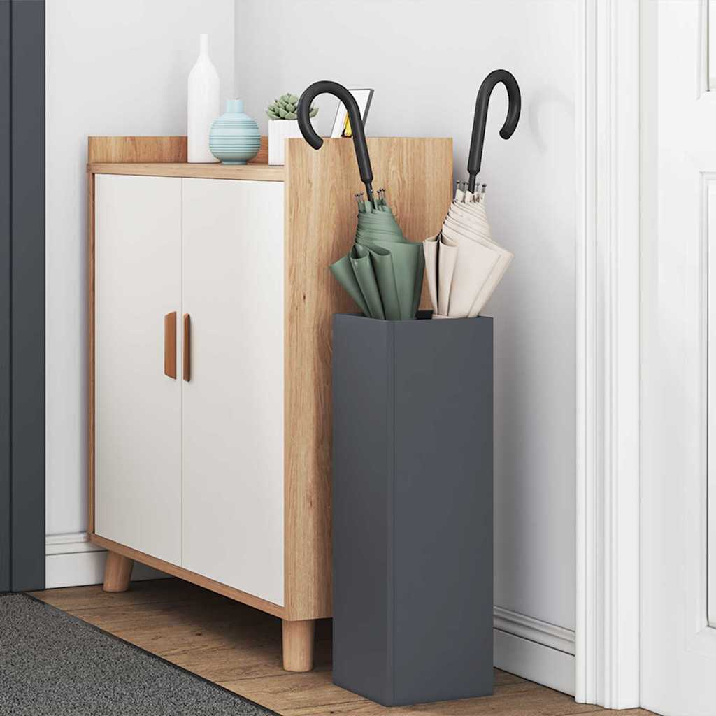 Parasollstativ Antrasitt 15,5 x 15,5 x 49 cm Metall