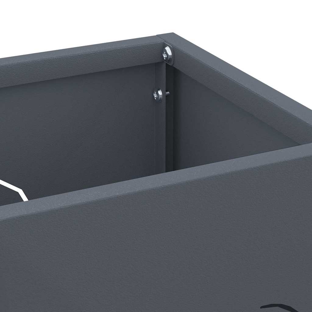 Parasollstativ Antrasitt 15,5 x 15,5 x 49 cm Metall