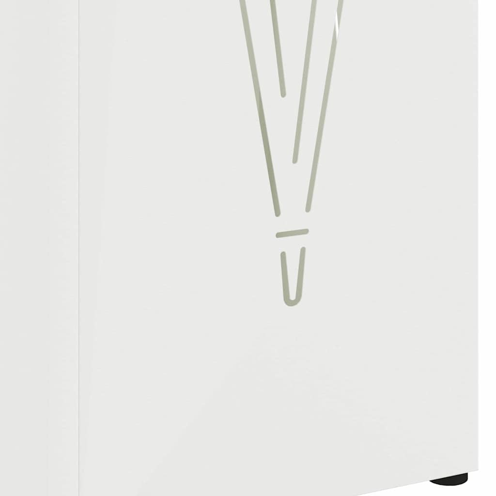 Parasollstativ Hvit 15,5 x 15,5 x 49 cm Metall