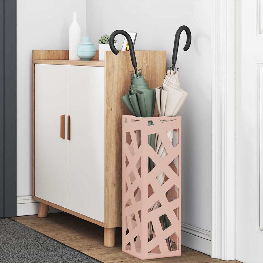 Parasollstativ Rosa 15,5 x 15,5 x 49 cm Metall