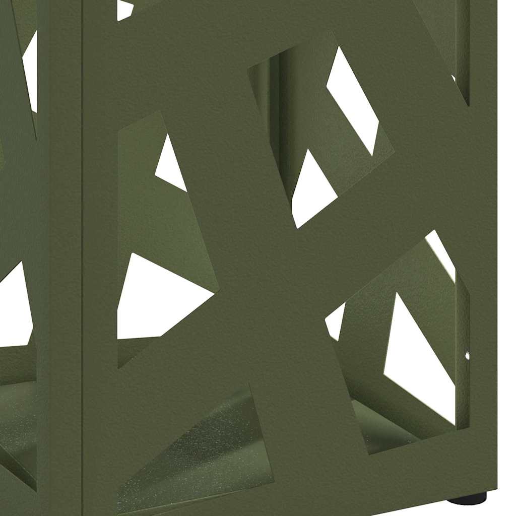 Parasollstativ Olivengrønn 15,5 x 15,5 x 49 cm Metall