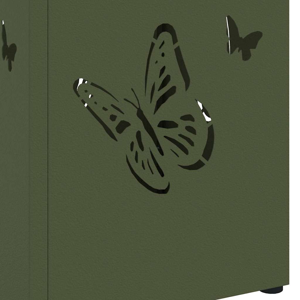 Parasollstativ Olivengrønn 15,5 x 15,5 x 49 cm Metall