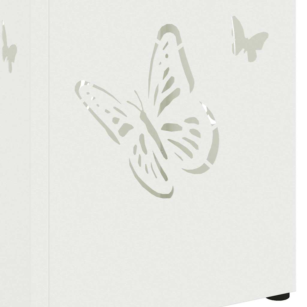 Parasollstativ Hvit 15,5 x 15,5 x 49 cm Metall