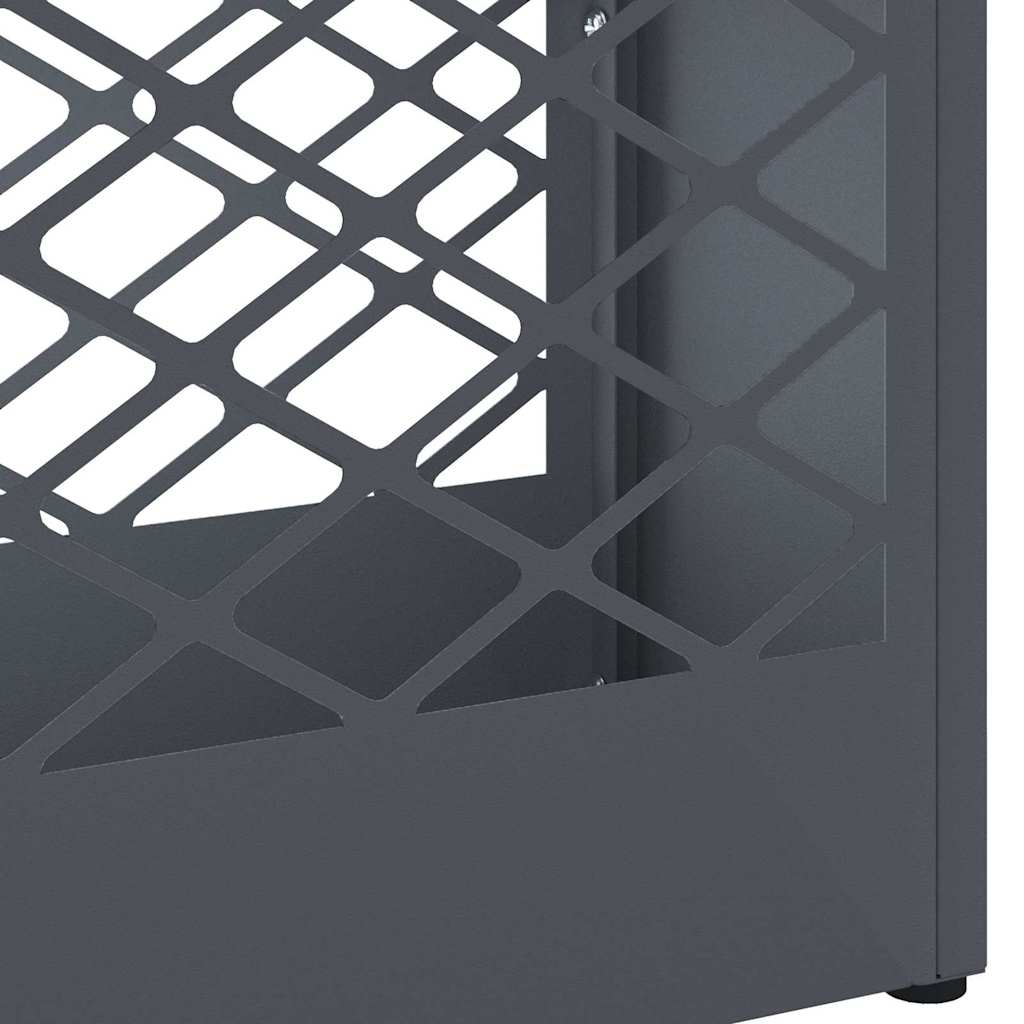 Parasollstativ med lagring Antrasitt 28 x 12 x 41 cm Stål