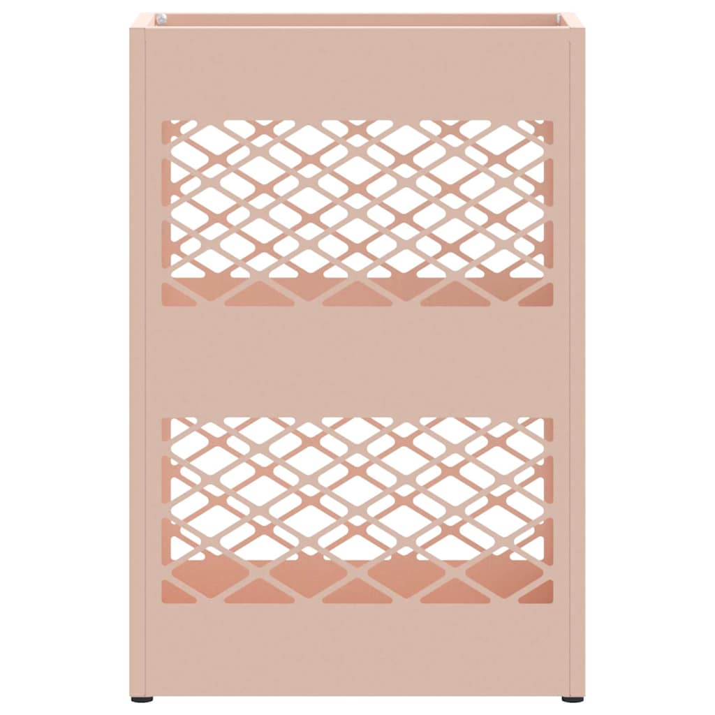 Parasollstativ med lagring Rosa 28 x 12 x 41 cm Stål