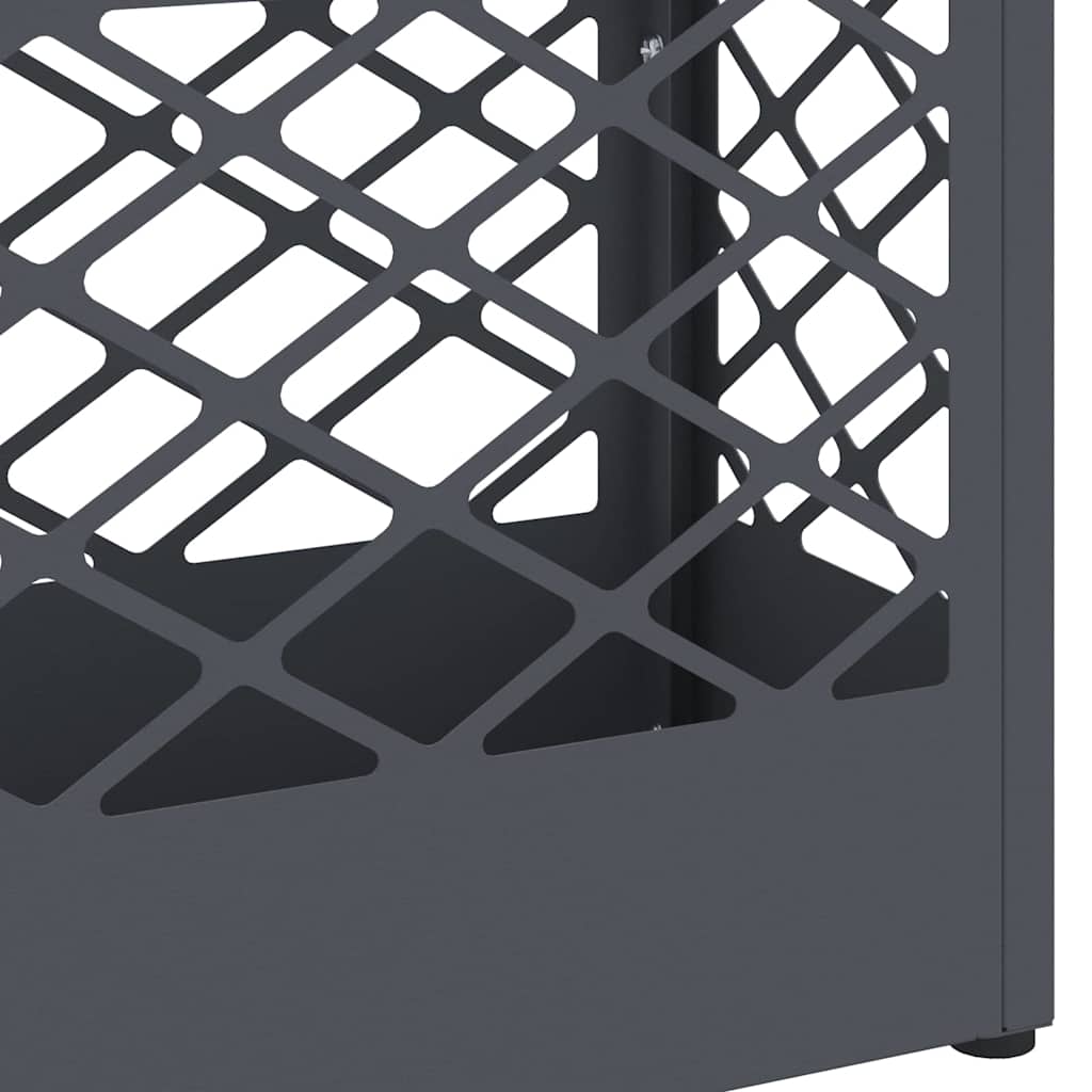 Parasollstativ med lagring Antrasitt 28 x 12 x 41 cm Stål