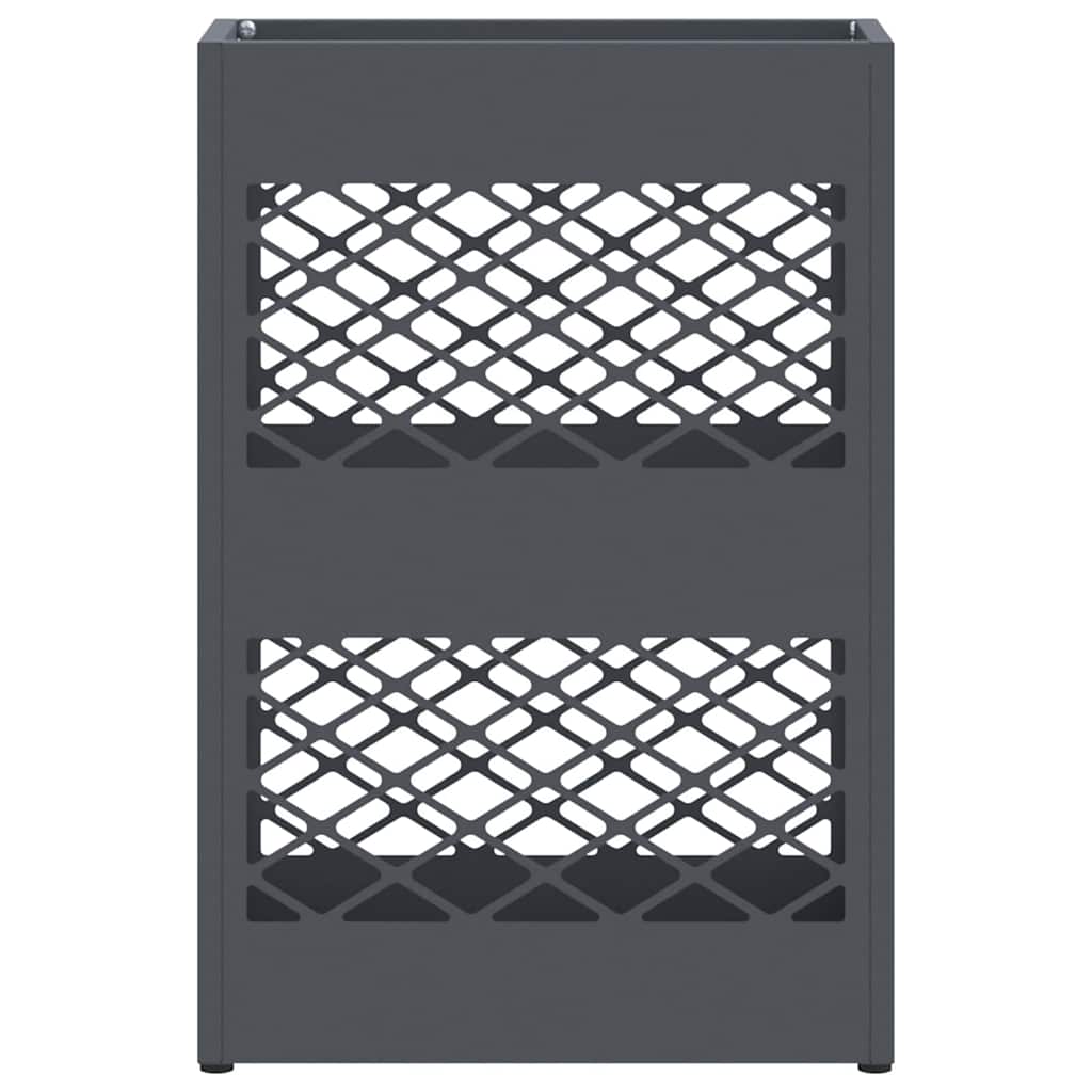 Parasollstativ med lagring Antrasitt 28 x 12 x 41 cm Stål