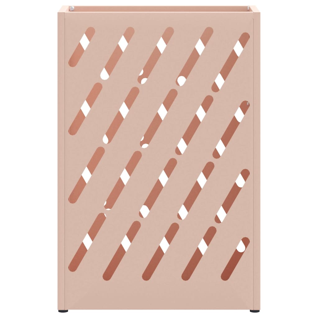 Parasollstativ med lagring Rosa 28 x 12 x 41 cm Stål