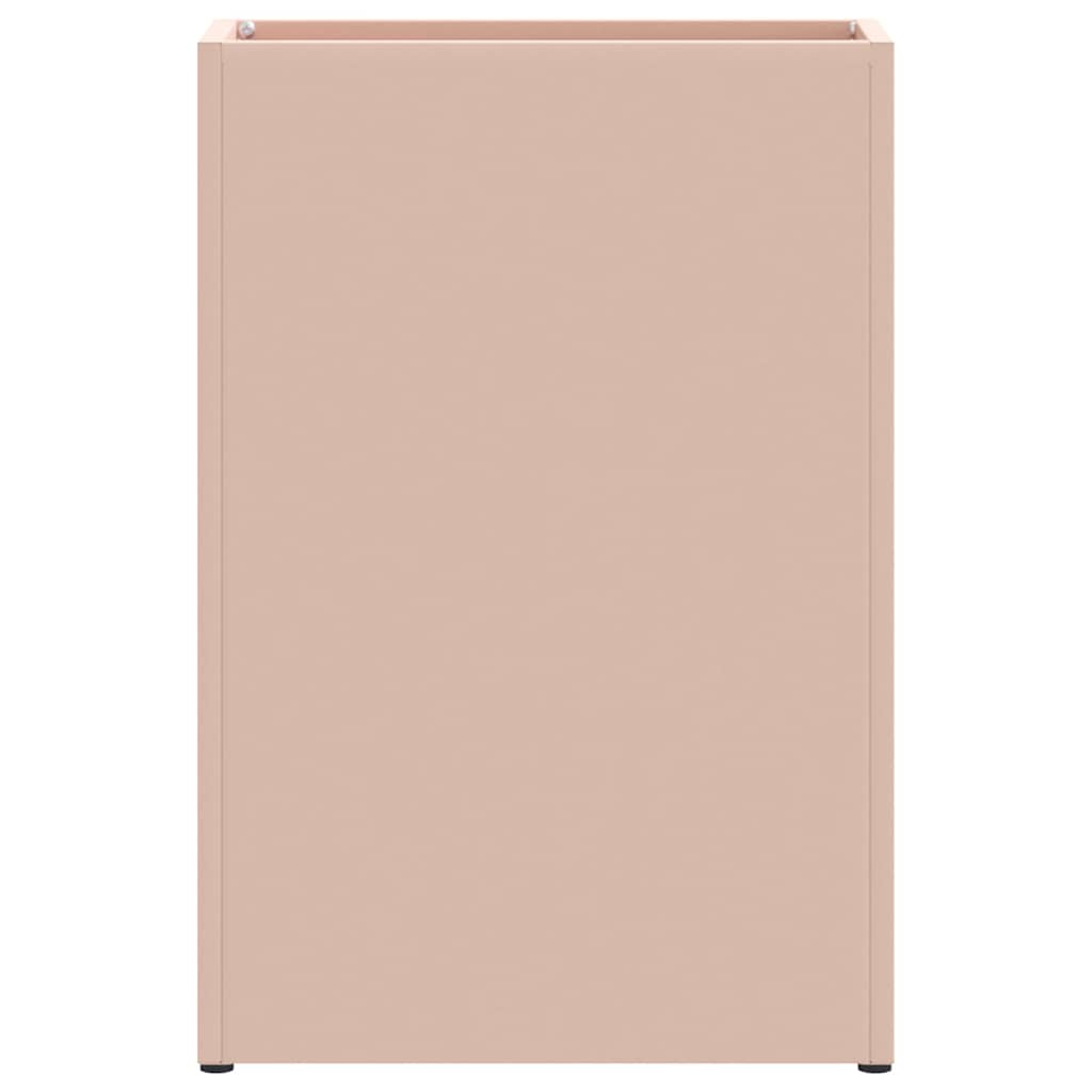 Parasollstativ med lagring Rosa 28 x 12 x 41 cm Stål