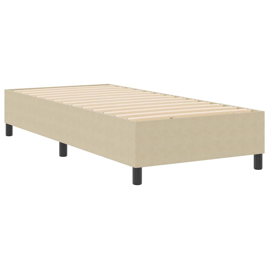 Box Spring Seng Lys Grønn Grå 80x200 cm Cordfløyel