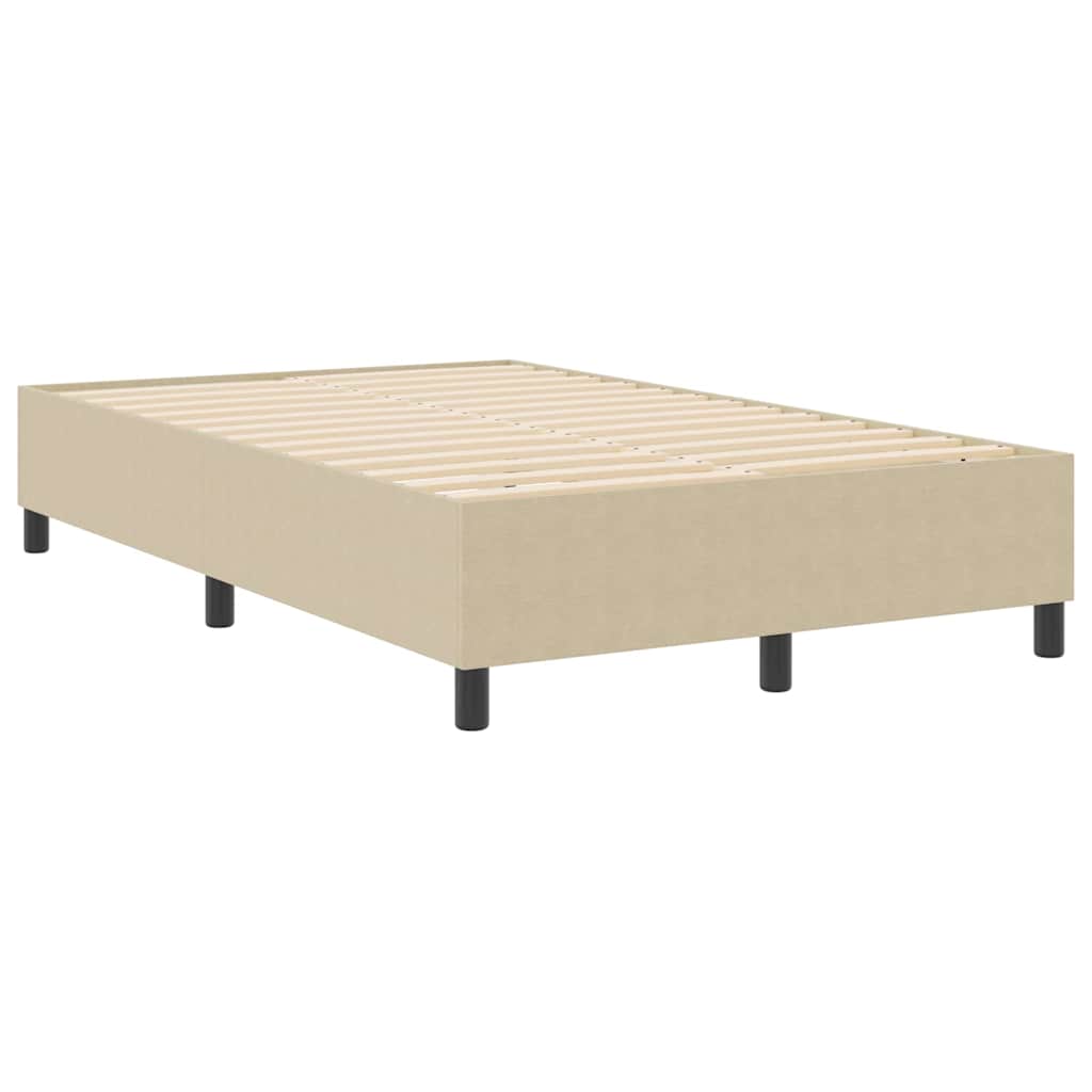 Box Spring Seng Lys Grønn Grå 120x200 cm Cordfløyel