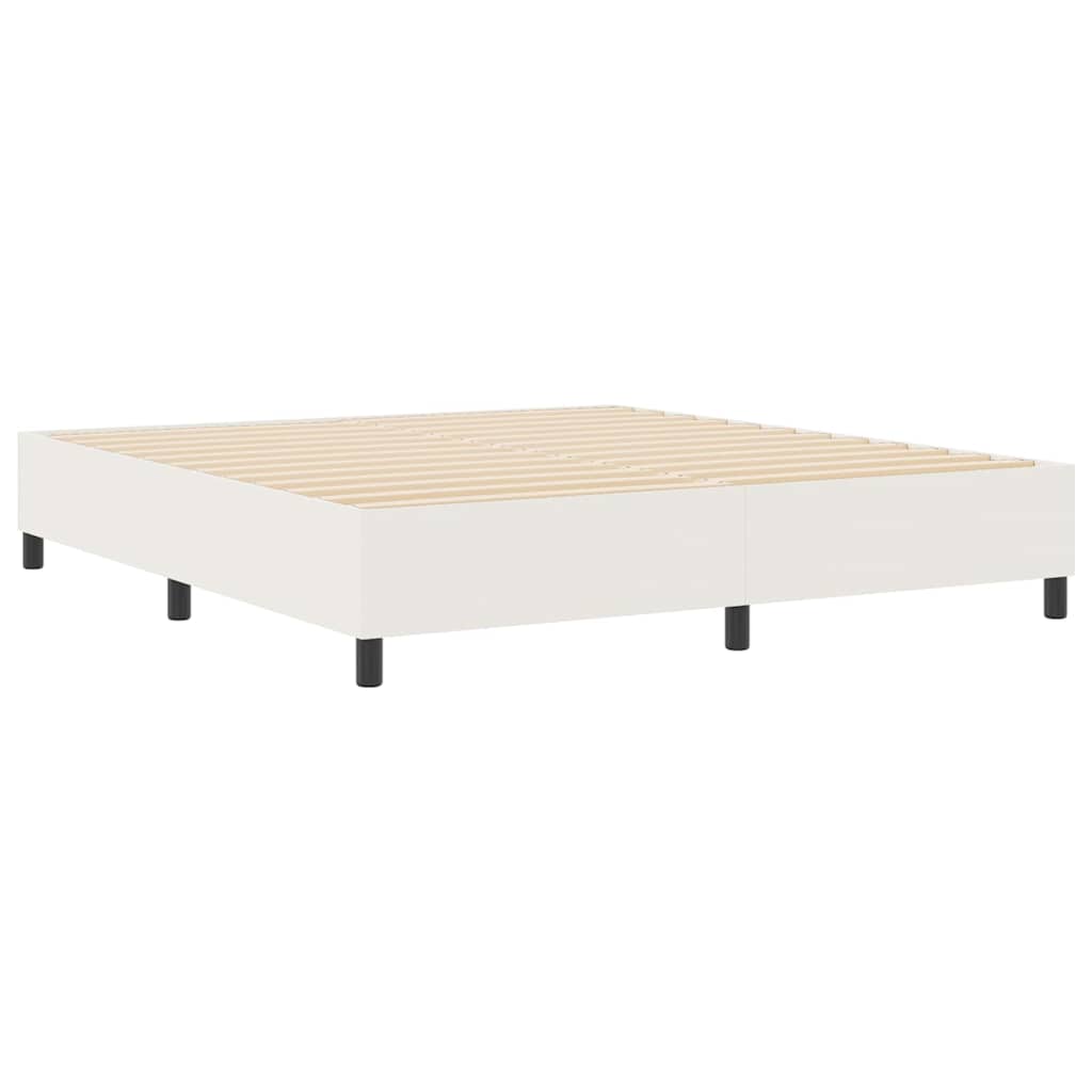 Box Spring Seng Krem Super King Corduroy Stoff