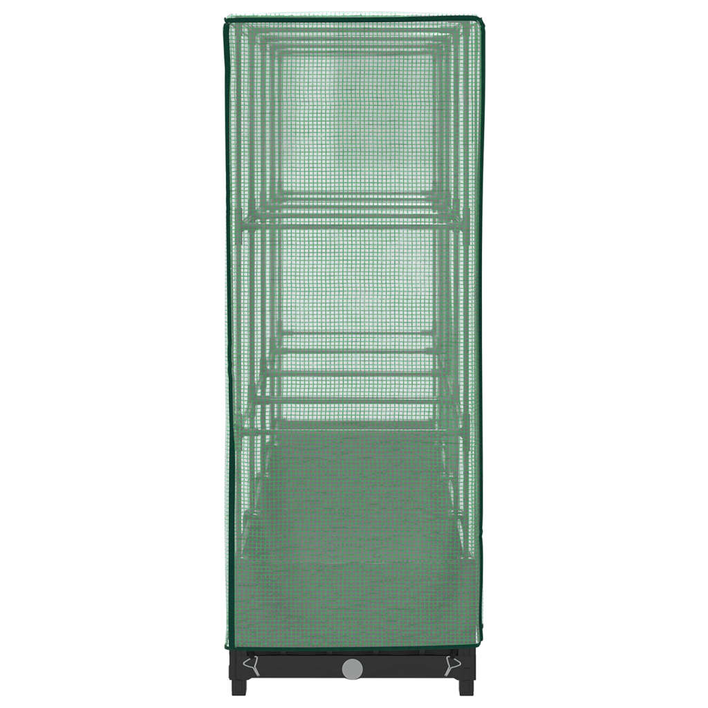 Høyseng med drivhustrekk rottingutseende 160x40x123 cm