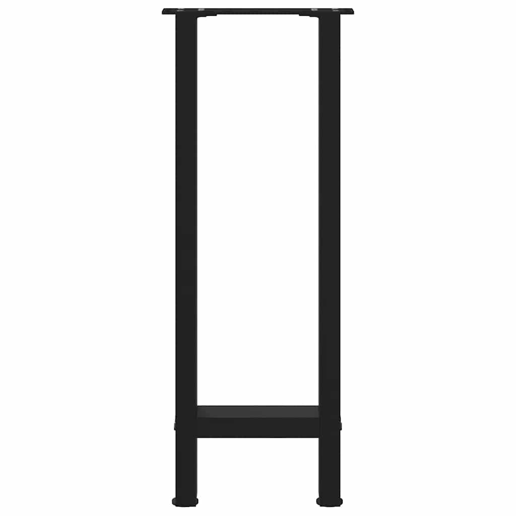 Konsollbordben svart 2 stk 38 x (72-73) cm stål