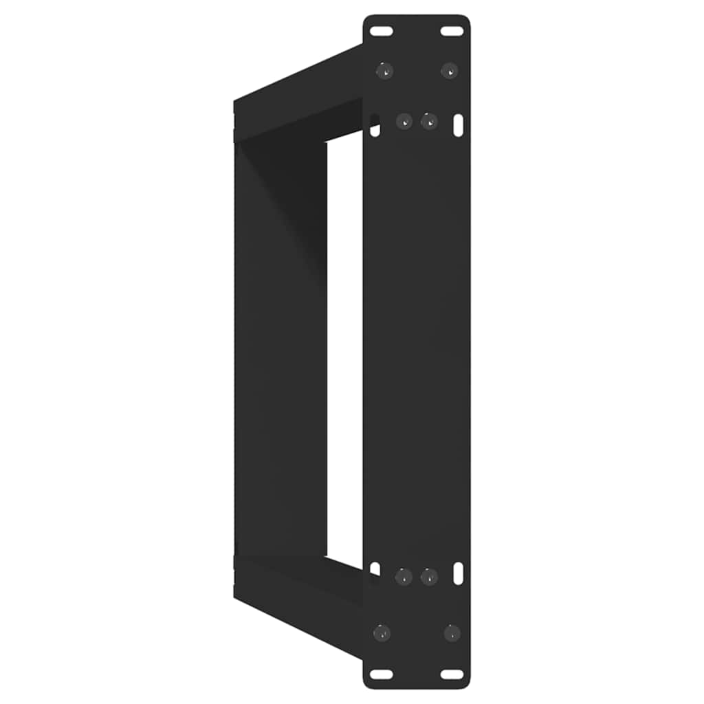 Konsollbordben U-formet 2 stk svart 28x(72-73) cm stål