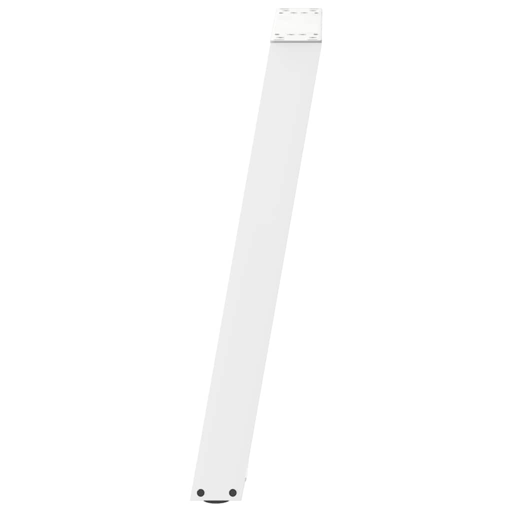 Konsollbordben U-formet 2 stk hvit 28x(72-73) cm stål