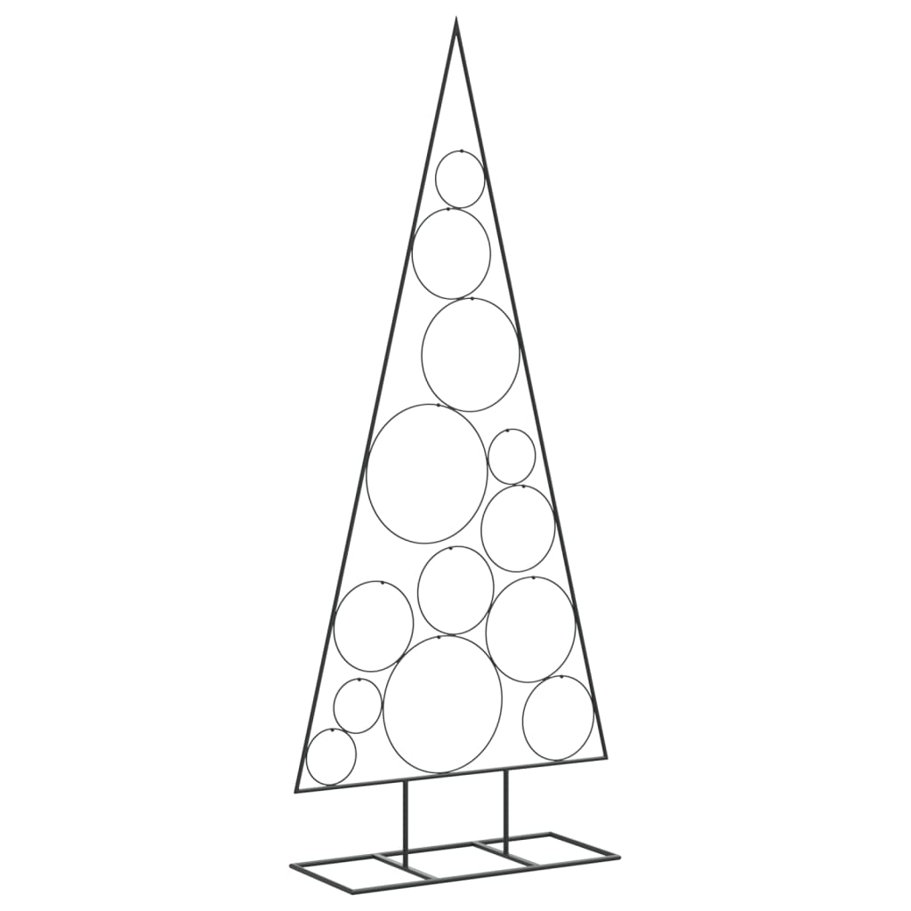 Juletre til dekorasjon metall svart 150 cm