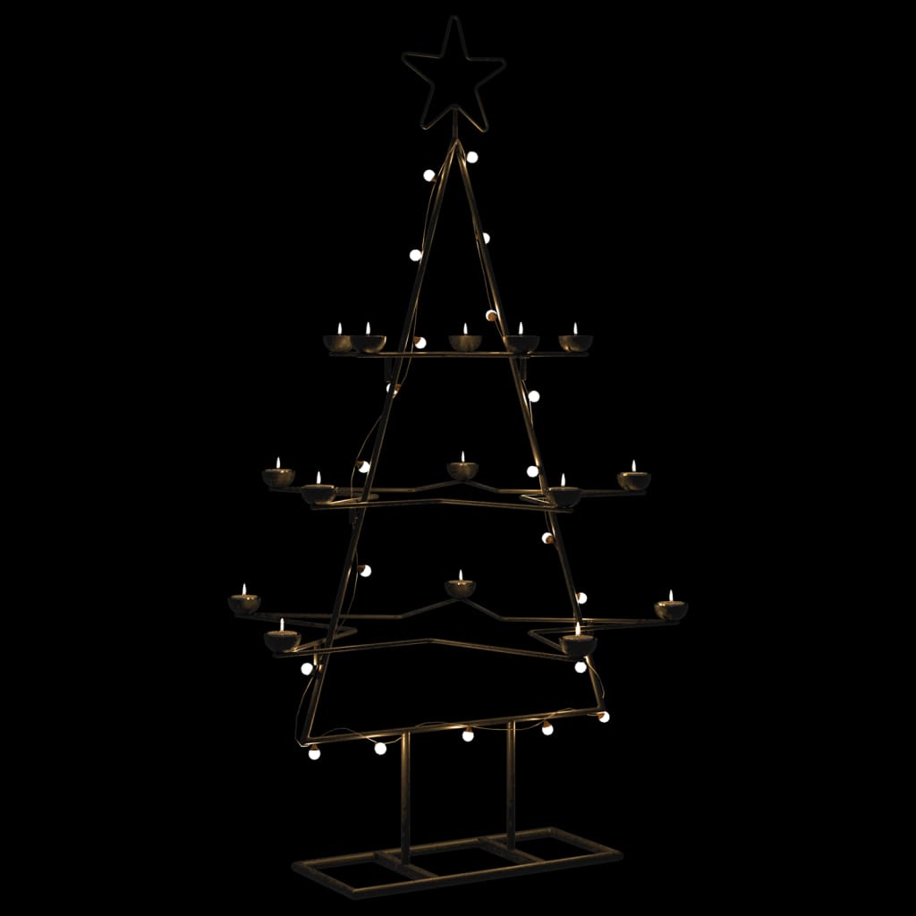Juletre til dekorasjon metall svart 105 cm