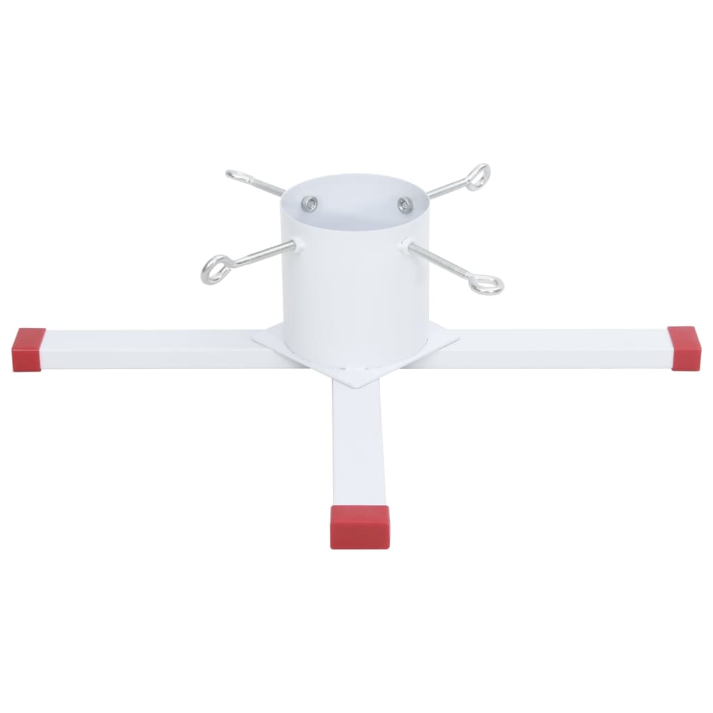 Fot for juletre hvit 61x61x15,5 cm